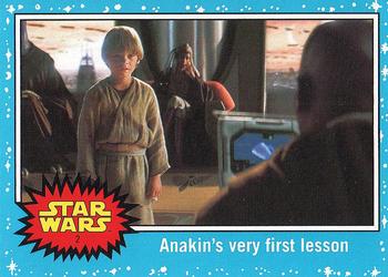 Anakin's very first lesson