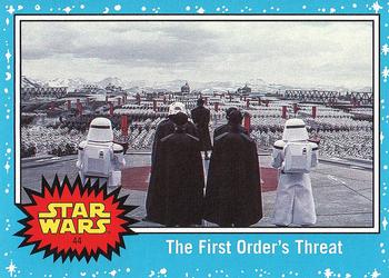 The First Order's Threat