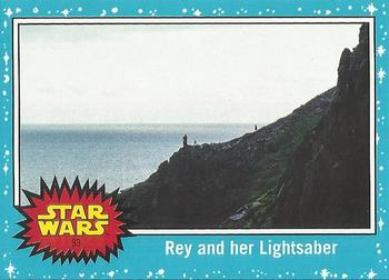 Rey and her Lightsaber