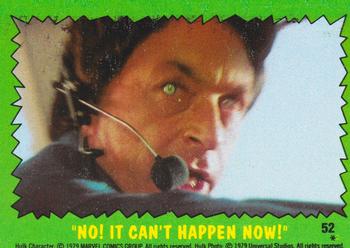 "No! It Can't Happen Now!" 