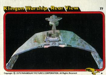 Klingon Warship - Rear View