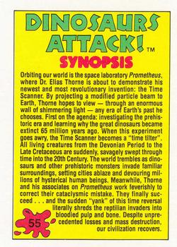 Dinosaurs Attack! Synopsis Checklist