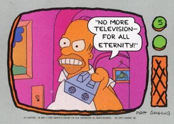 No more television--for all eternity!