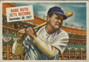 Babe Ruth Sets Record