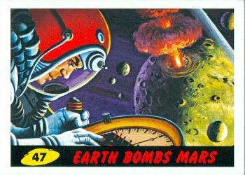Earth Bombs Mars