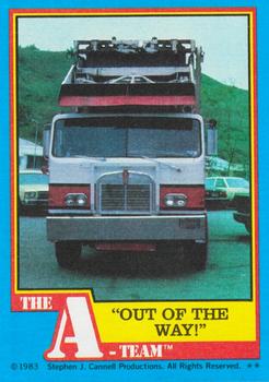 "Out of the Way!"