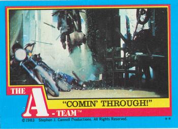 "Comin' Through!"