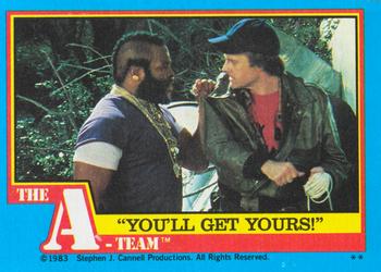 "You'll Get Yours!"