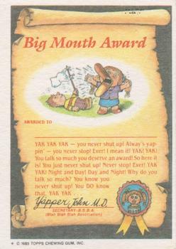 Card back