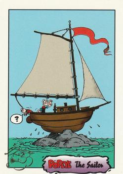 Bad weather has never stopped Popeye… The Sailor