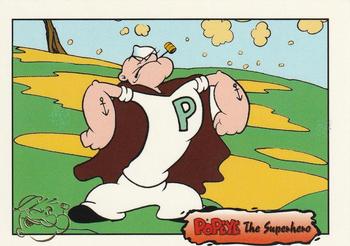 In the 1944 Famous Studios film… The Superhero
