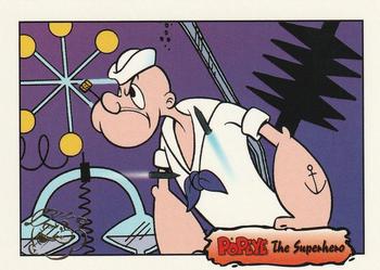 In a 1938 Sunday page… The Superhero