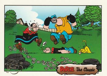 In early "Popeye" cartoons… The Classic