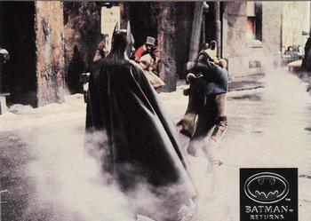 Bruce Wayne (Michael Keaton) is hard at work 
