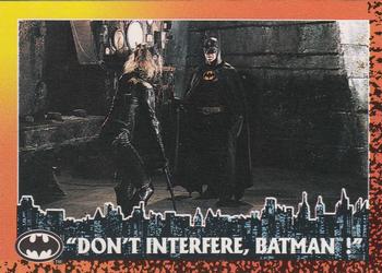 Don't Interfere, Batman 