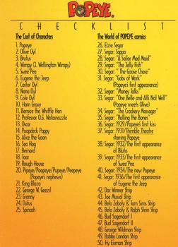 Popeye Checklist