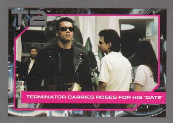 Terminator Carries Roses for His "Date"