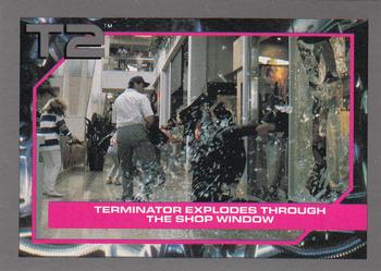 Terminator Explodes Through the Shop Window