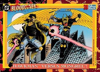 Hawkman versus Mongrel! 