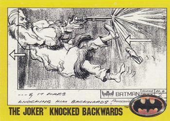 The Joker Knocked Backwards