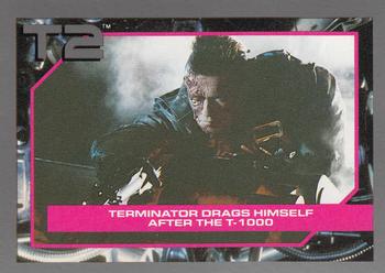Terminator Drags Himself After the T-1000 