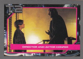 Director and Actor Confer 