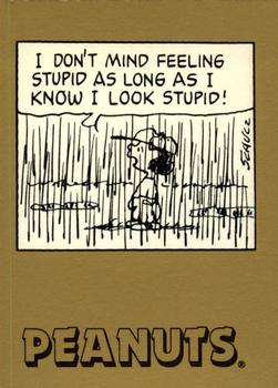 I don't mind feeling stupid as long as I know I loo