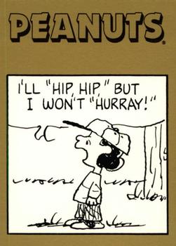 I'll "hip, hip," but I won't "hurray!"