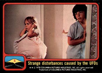 Strange disturbances caused by the UFO's