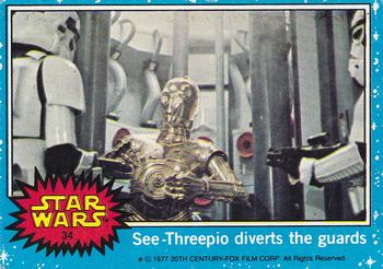See-Threepio diverts the guards 