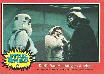 Darth Vader strangles a rebel! 