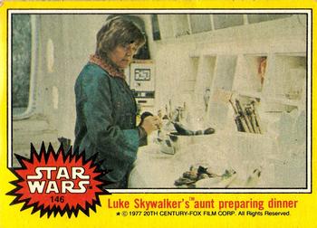 Luke Skywalker's aunt preparing dinner 
