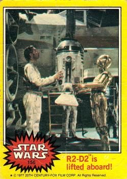 R2-D2 is lifted aboard! 