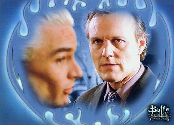 Giles + Spike: Tentative Connection