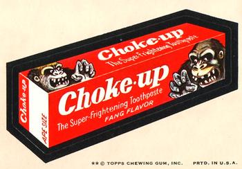 Choke-Up Toothpaste