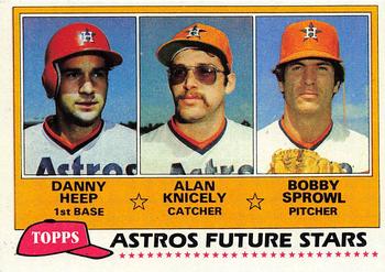 Astros Future Stars (Danny Heep / Alan Knicely / Bobby Sprowl)