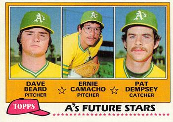 A's Future Stars (Dave Beard / Ernie Camacho / Pat Dempsey)