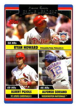 2006 NL Home Runs Leaders (Ryan Howard / Albert Pujols / Alfonso Soriano)
