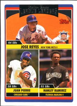 2006 NL Stolen Bases Leaders (Jose Reyes / Juan Pierre / Hanley Ramirez)