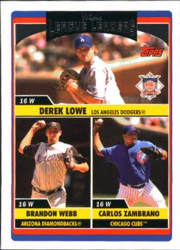 2006 NL Wins Leaders (Derek Lowe / Brandon Webb / Carlos Zambrano)