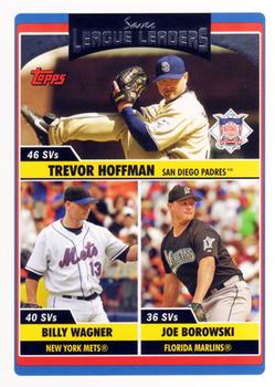 2006 NL Saves Leaders (Trevor Hoffman / Billy Wagner / Joe Borowski)