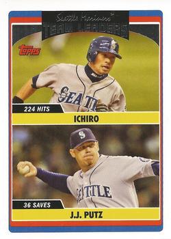 Mariners Team Leaders (Ichiro / J.J. Putz)