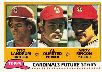 Cardinals Future Stars (Tito Landrum / Al Olmsted / Andy Rincon)