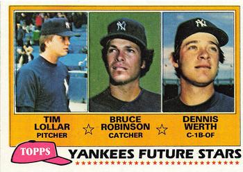 Yankees Future Stars (Tim Lollar / Bruce Robinson / Dennis Werth)