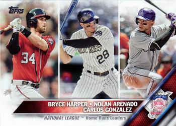 2015 National League Home Runs Leaders (Bryce Harper / Nolan Arenado / Carlos Gonzalez)
