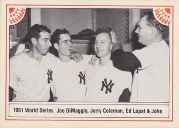 Johnny Mize / Jerry Coleman / Joe DiMaggio / Ed Lopat