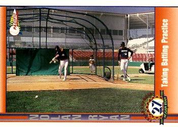 Taking Batting Practice 