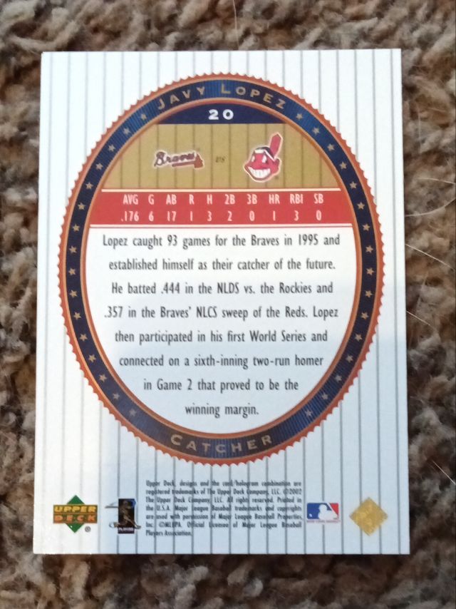 Back of card