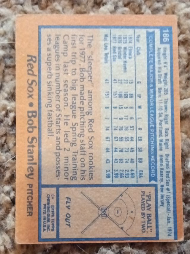 Back of card