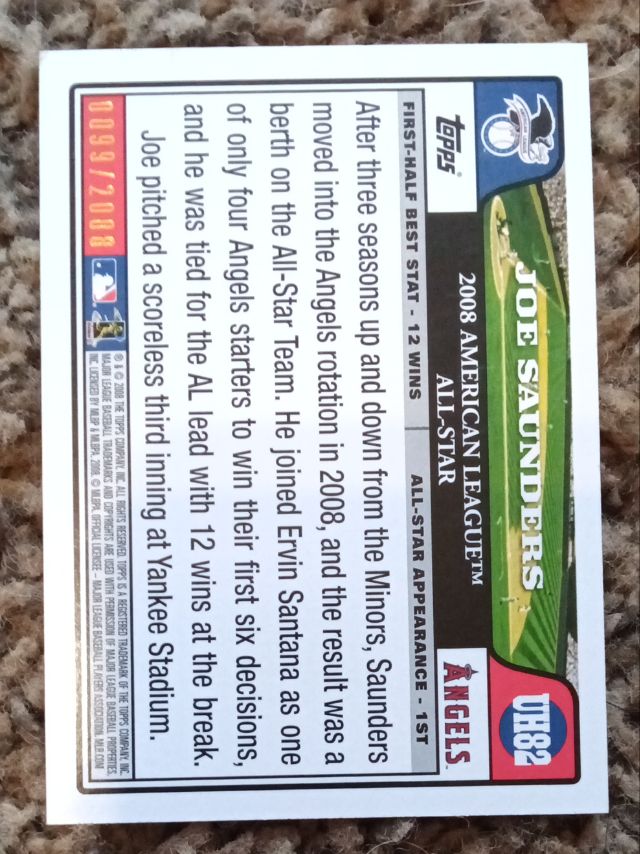 Back of card